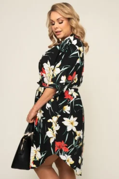 Polski Sukienka Koszulowa GARTIO Wzór 1