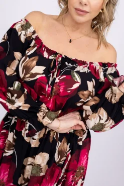 Włoski Sukienka maxi VERMI Wzór 7