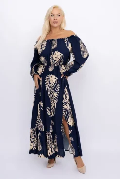 Włoski Sukienka maxi VERMI Wzór 39