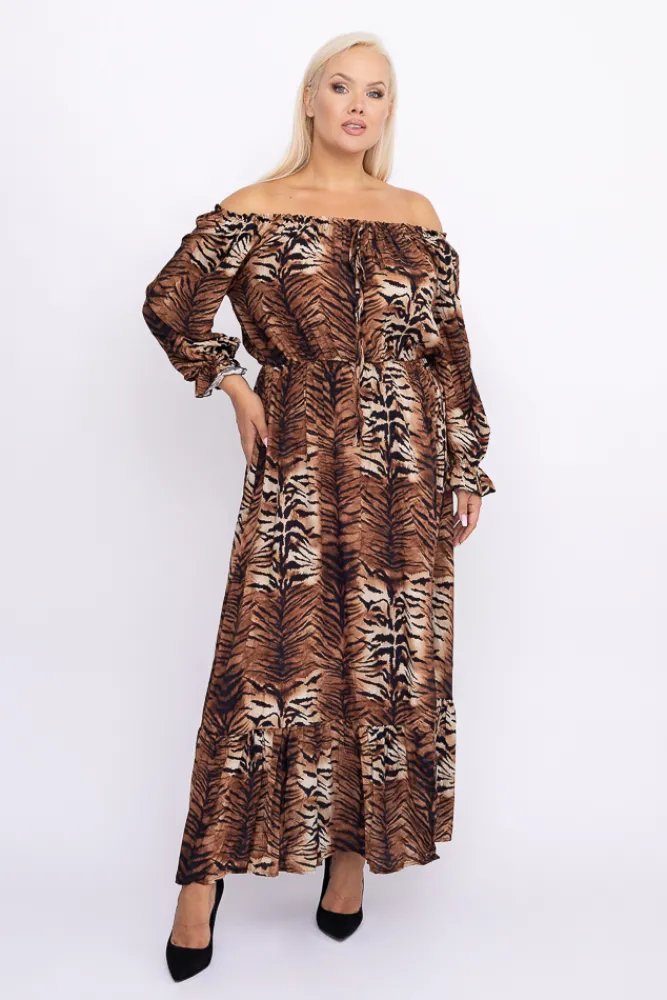 Włoski Sukienka maxi VERMI Wzór 2