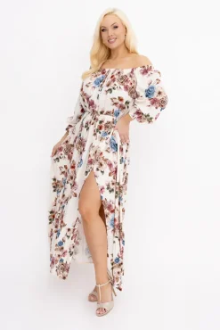 Włoski Sukienka maxi VERMI Wzór 47