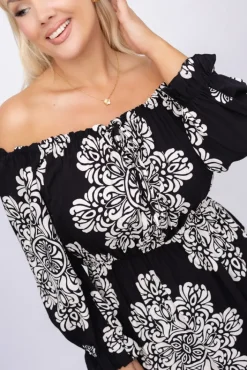 Włoski Sukienka maxi VERMI Wzór 32