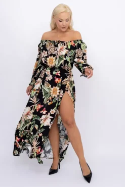 Włoski Sukienka maxi VERMI Wzór 33