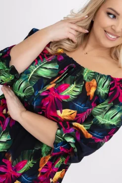 Włoski Sukienka maxi VERMI Wzór 49