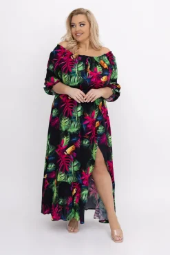 Włoski Sukienka maxi VERMI Wzór 49