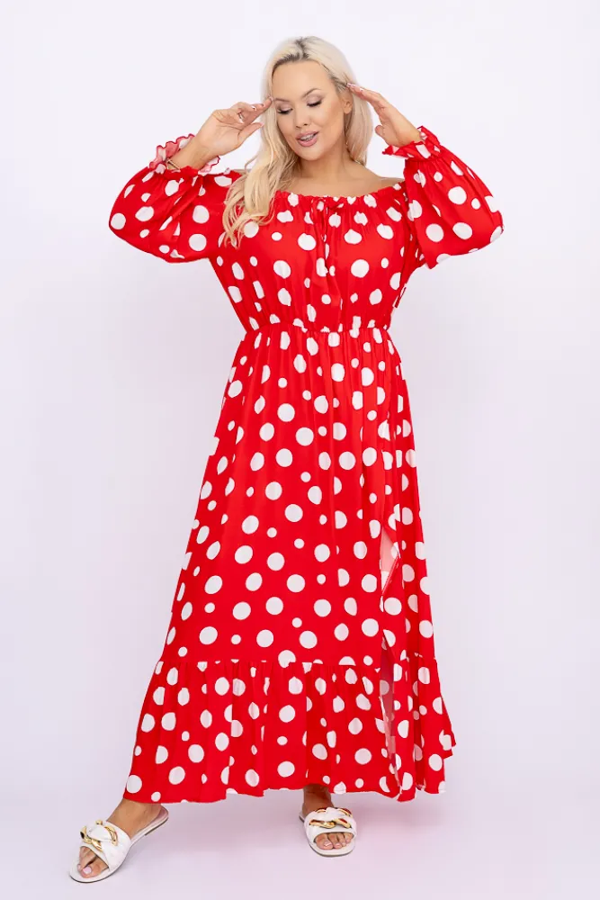 Włoski Sukienka maxi VERMI Wzór 18