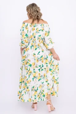 Włoski Sukienka maxi VERMI Wzór 24