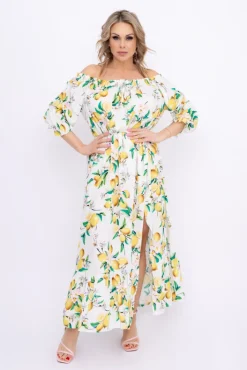 Włoski Sukienka maxi VERMI Wzór 24