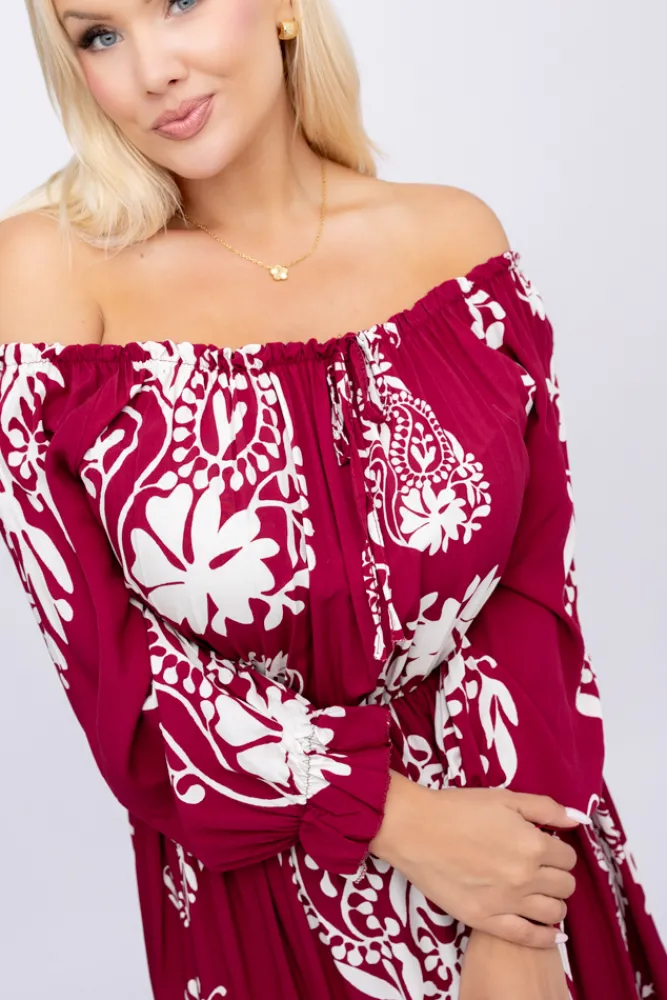 Włoski Sukienka maxi VERMI Wzór 42