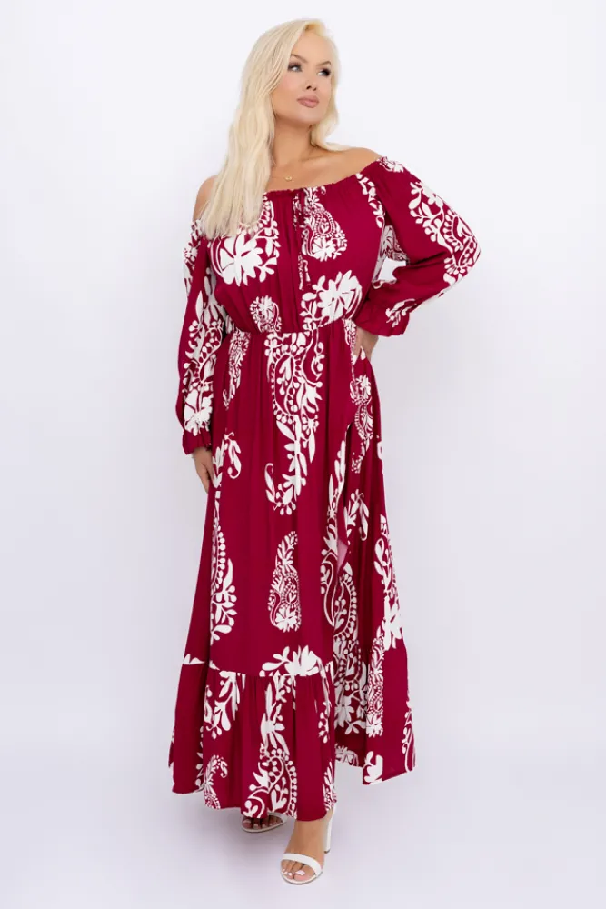 Włoski Sukienka maxi VERMI Wzór 42