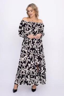 Włoski Sukienka maxi VERMI Wzór 6