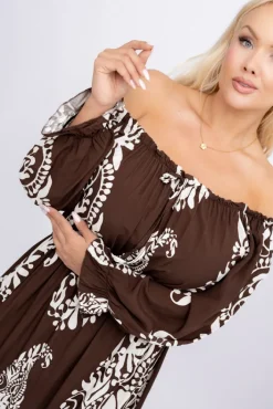 Włoski Sukienka maxi VERMI Wzór 36