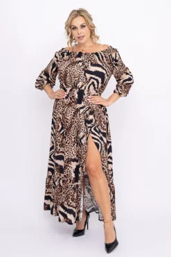 Włoski Sukienka maxi VERMI Wzór 3