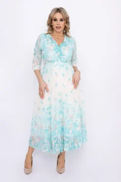 Włoski Sukienka plisowana KEMELI Wzór 3