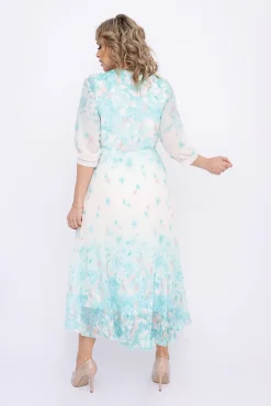 Włoski Sukienka plisowana KEMELI Wzór 3