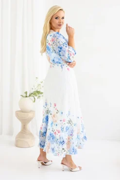 Włoski Sukienka plisowana KEMELI Wzór 13