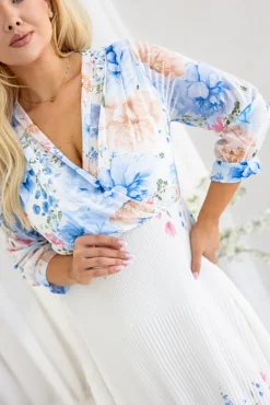 Włoski Sukienka plisowana KEMELI Wzór 13