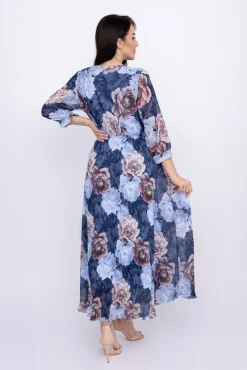 Włoski Sukienka plisowana KEMELI Wzór 10