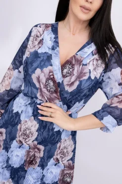 Włoski Sukienka plisowana KEMELI Wzór 10