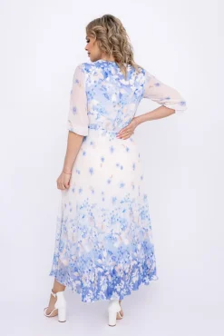 Włoski Sukienka plisowana KEMELI Wzór 2