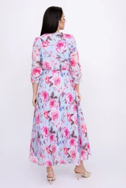 Włoski Sukienka plisowana KEMELI Wzór 8