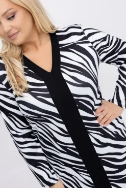 Włoski Sukienka prążkowana YAROZI