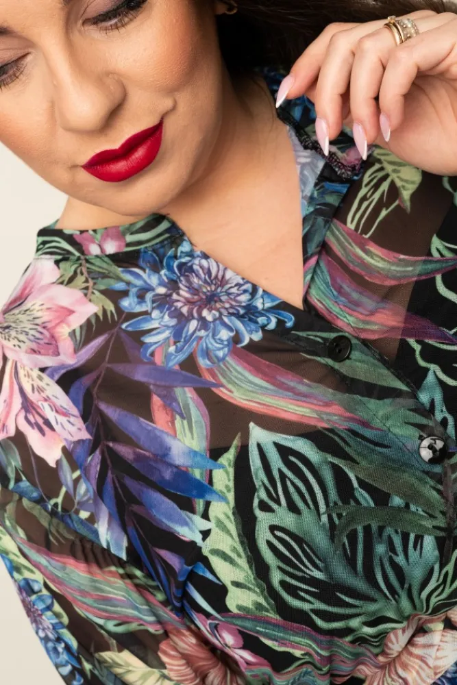 Polski Sukienka siateczkowa AMY Wzór 1