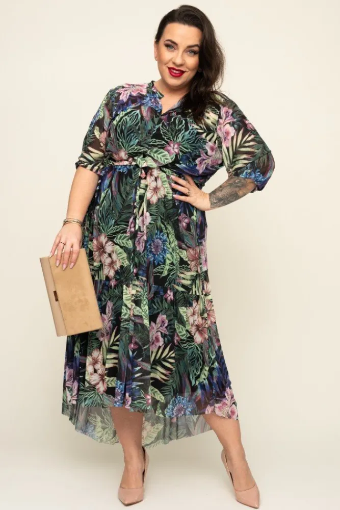 Polski Sukienka siateczkowa AMY Wzór 1