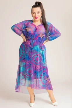 Polski Sukienka siateczkowa AMY Wzór 13