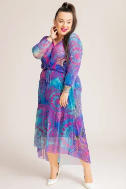 Polski Sukienka siateczkowa AMY Wzór 13