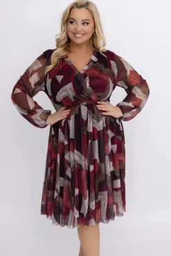 Włoski Sukienka siateczkowa ANTUA Wzór 4