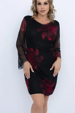 Włoski Sukienka siateczkowa BARKOLA Wzór 2