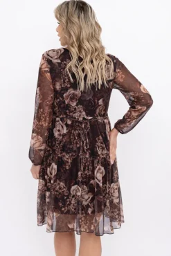 Włoski Sukienka siateczkowa KARTEMI Wzór 3