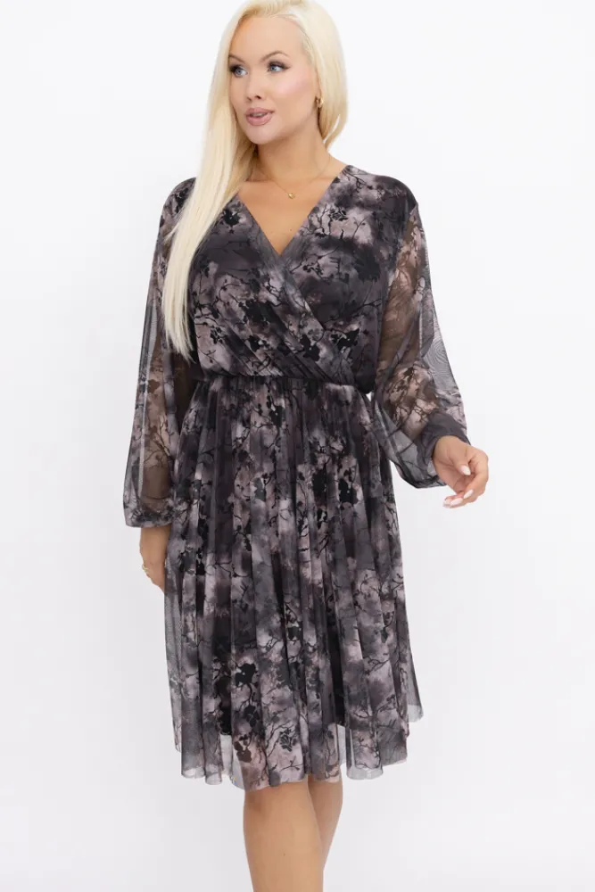 Włoski Sukienka siateczkowa OLENA