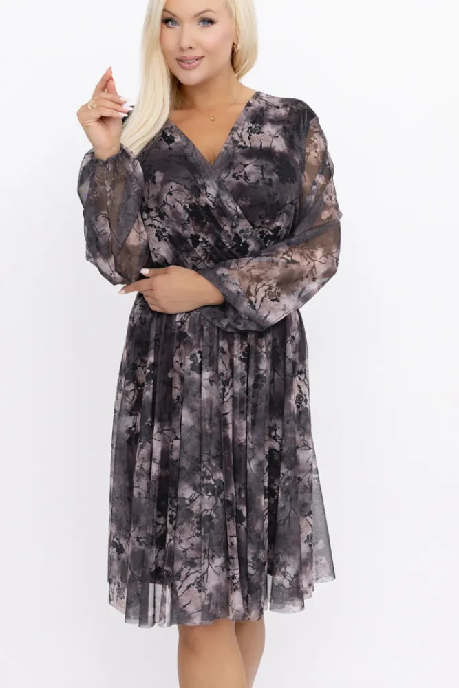 Włoski Sukienka siateczkowa OLENA