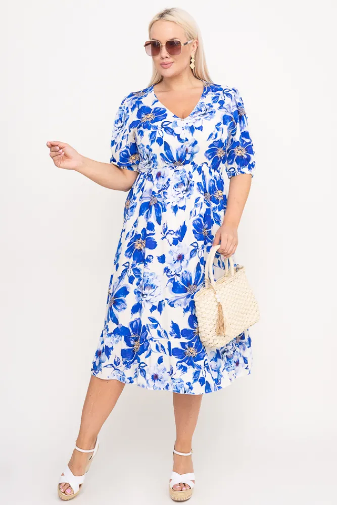 Włoski Sukienka SOLITO Wzór 4