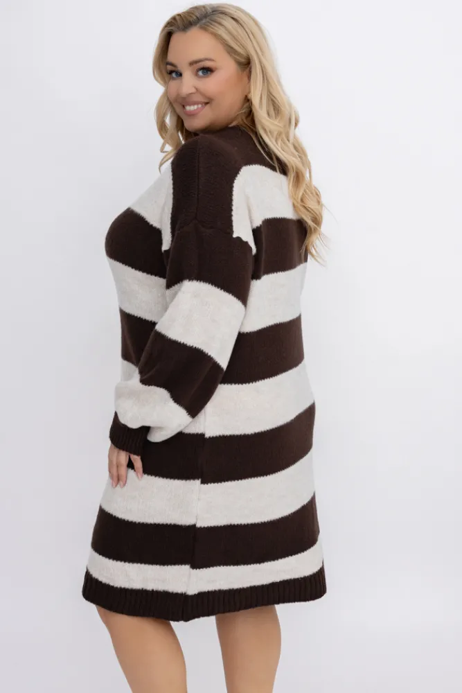 Włoski Sukienka sweterkowa WOLIER Wzór 2