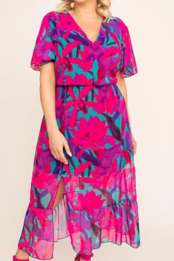 Polski Sukienka szyfonowa OMEPI Wzór 3