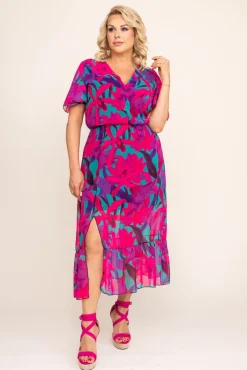 Polski Sukienka szyfonowa OMEPI Wzór 3