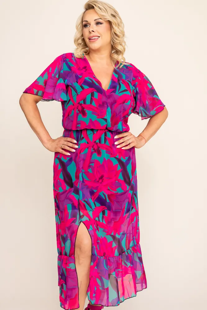 Polski Sukienka szyfonowa OMEPI Wzór 3