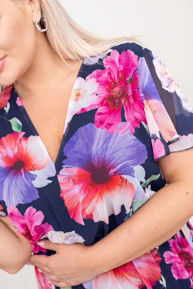 Polski Sukienka szyfonowa OMEPI Wzór 9