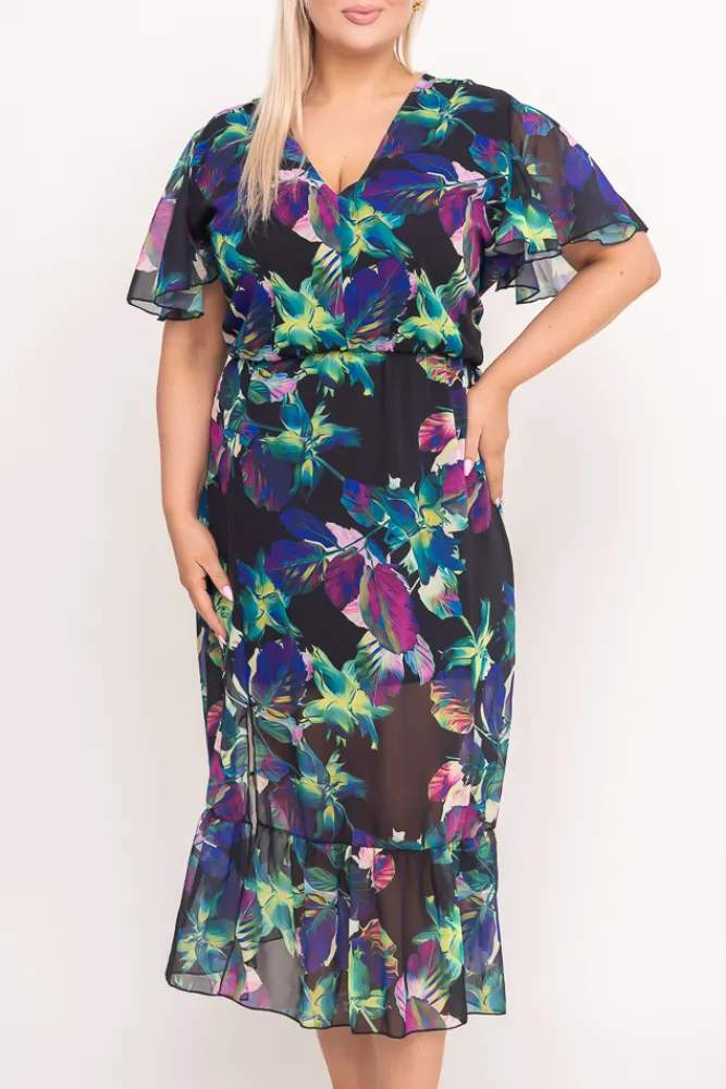 Polski Sukienka szyfonowa OMEPI Wzór 7