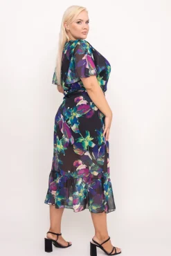 Polski Sukienka szyfonowa OMEPI Wzór 7