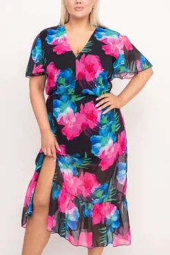 Polski Sukienka szyfonowa OMEPI Wzór 5