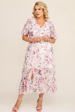 Polski Sukienka szyfonowa OMEPI Wzór 1