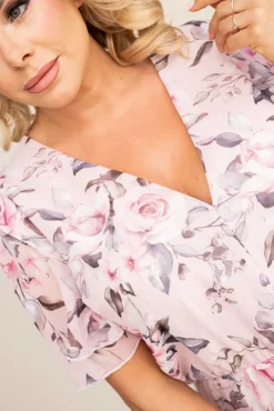 Polski Sukienka szyfonowa OMEPI Wzór 1