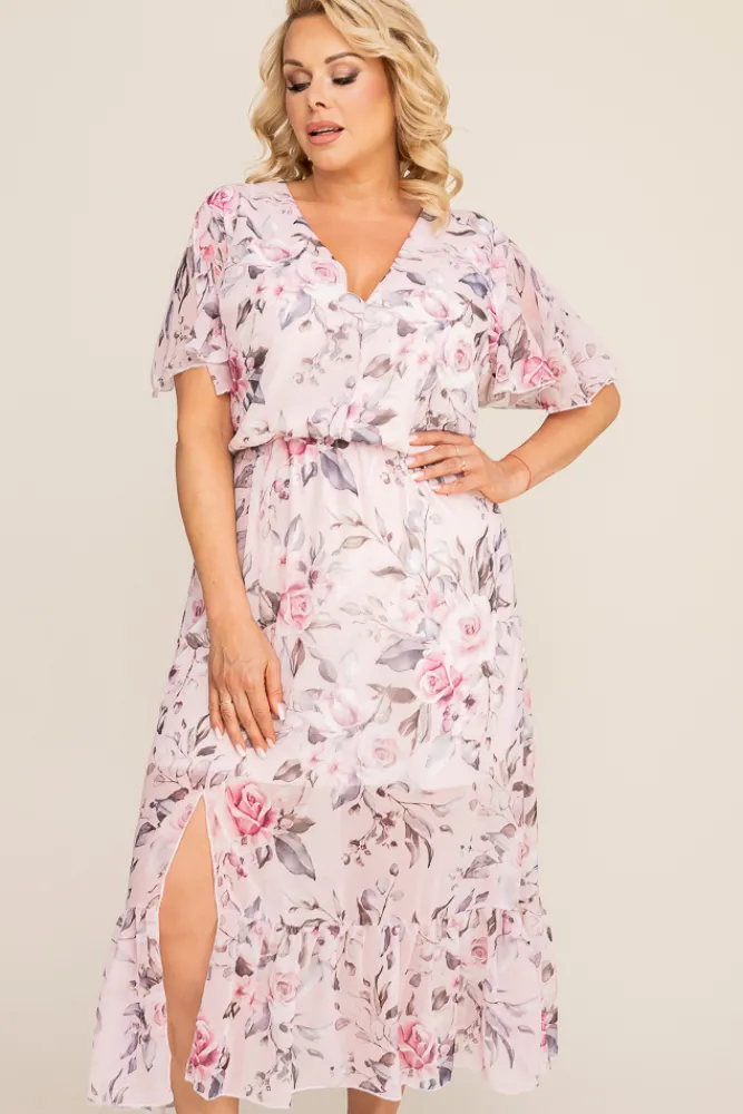 Polski Sukienka szyfonowa OMEPI Wzór 1