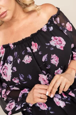 Polski Sukienka szyfonowa ORKUZI Wzór 2