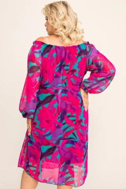 Polski Sukienka szyfonowa ORKUZI Wzór 6