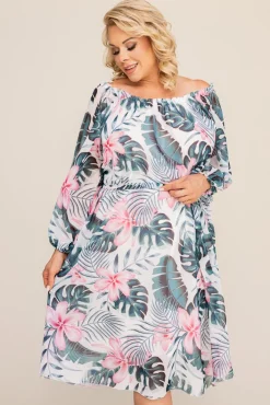 Polski Sukienka szyfonowa ORKUZI Wzór 1